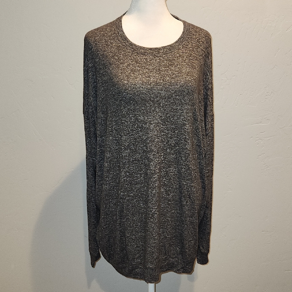 Athleta Brownl Long Sleeve Top- Large Tall